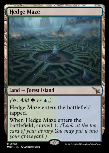 画像1: (FOIL)迷路庭園/Hedge Maze《英語》【MKM】 (1)