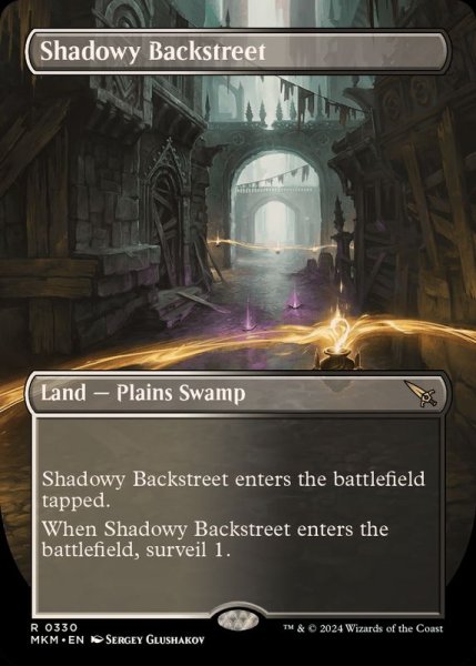 画像1: [EX+](フルアート)薄暗い裏通り/Shadowy Backstreet《英語》【MKM】 (1)