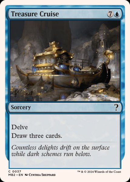 画像1: [EX+]宝船の巡航/Treasure Cruise《英語》【Reprint Cards(Mystery Booster2)】 (1)