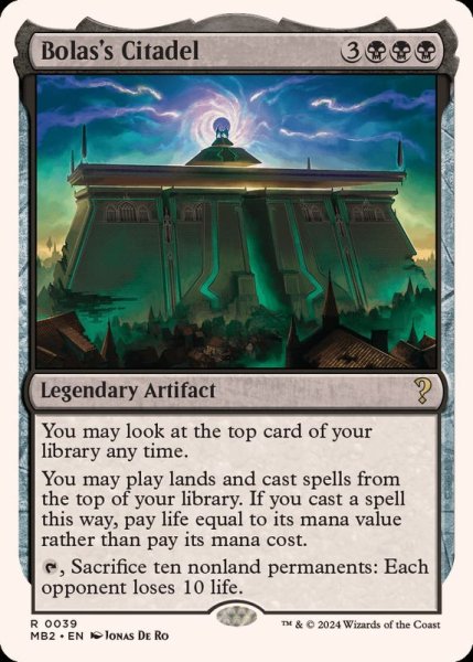 画像1: [EX+]ボーラスの城塞/Bolas's Citadel《英語》【Reprint Cards(Mystery Booster2)】 (1)