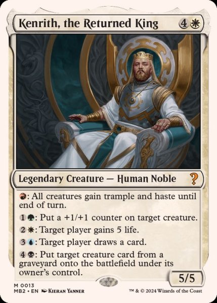 画像1: 帰還した王、ケンリス/Kenrith, the Returned King《英語》【Reprint Cards(Mystery Booster2)】 (1)