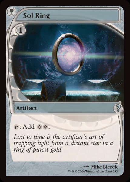 画像1: [EX+]太陽の指輪/Sol Ring《英語》【Reprint Cards(Mystery Booster2)】 (1)