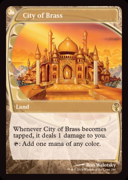 画像1: [EX+]真鍮の都/City of Brass《英語》【Reprint Cards(Mystery Booster2)】 (1)