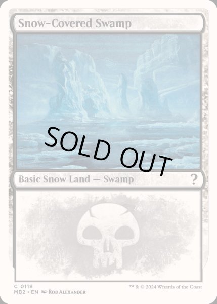 画像1: 冠雪の沼/Snow-Covered Swamp《英語》【Reprint Cards(Mystery Booster2)】 (1)