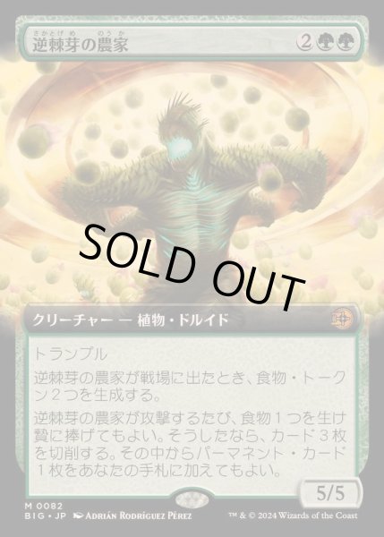 画像1: [EX+](FOIL)(フルアート)逆棘芽の農家/Bristlebud Farmer《日本語》【BIG】 (1)