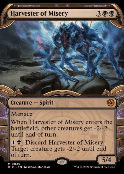 画像1: [EX+](ショーケース枠)苦難の収穫者/Harvester of Misery《英語》【BIG】 (1)