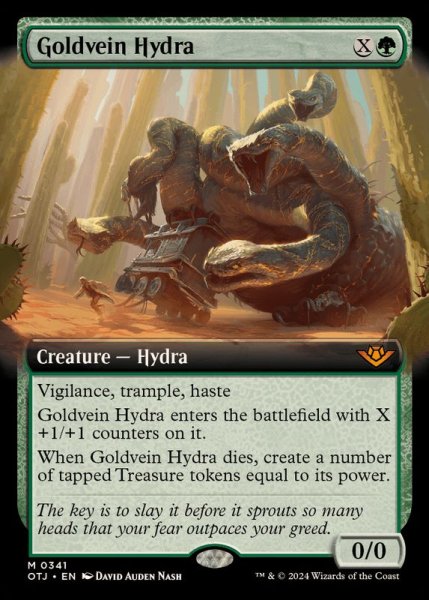 画像1: (FOIL)(フルアート)金脈のハイドラ/Goldvein Hydra《英語》【OTJ】 (1)
