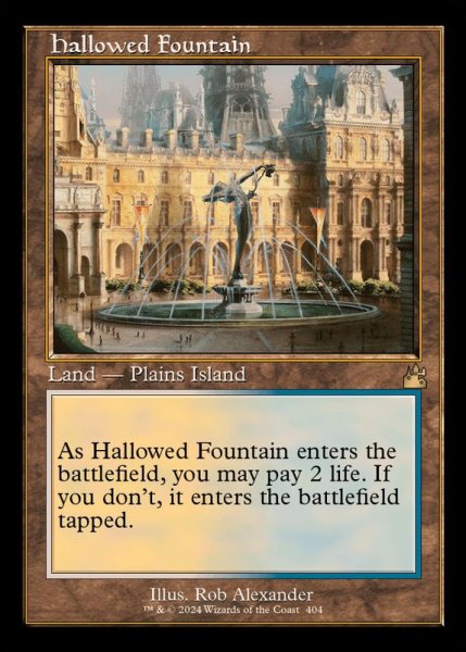 画像1: (旧枠仕様)神聖なる泉/Hallowed Fountain《英語》【RVR】 (1)