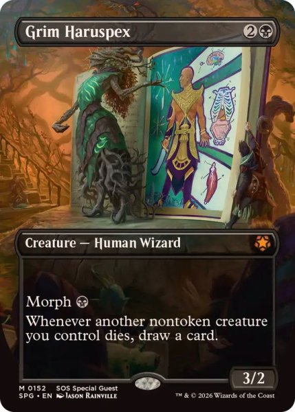 画像1: (フルアート)(0152)不気味な腸卜師/Grim Haruspex《英語》【SPG】 (1)