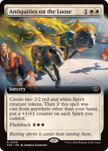 画像1: (FOIL)(フルアート)逃げ出した古美術品/Antiquities on the Loose《英語》【SOS】 (1)