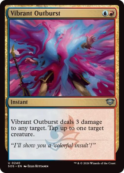 画像1: (FOIL)鮮やかな迸り/Vibrant Outburst《英語》【SOS】 (1)