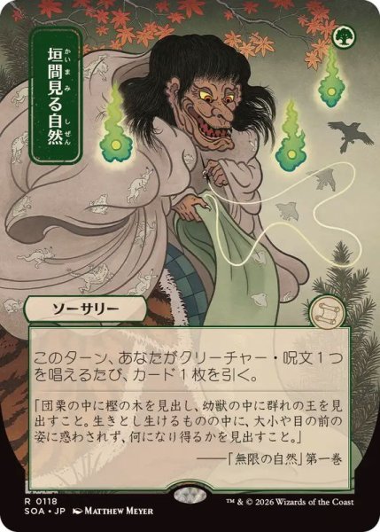 画像1: [EX+](日限定イラスト)垣間見る自然/Glimpse of Nature《日本語》【SOA】 (1)