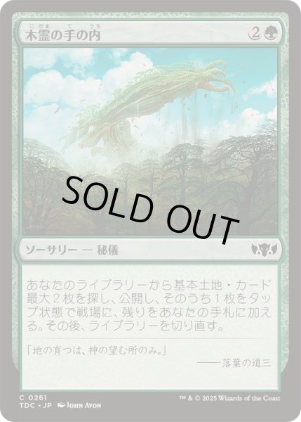 画像1: 木霊の手の内/Kodama's Reach《日本語》【TDC】 (1)