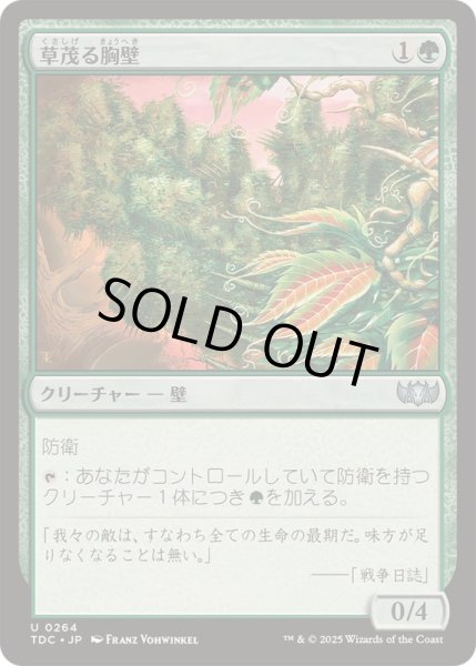 画像1: 草茂る胸壁/Overgrown Battlement《日本語》【TDC】 (1)