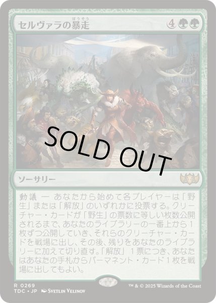 画像1: セルヴァラの暴走/Selvala's Stampede《日本語》【TDC】 (1)