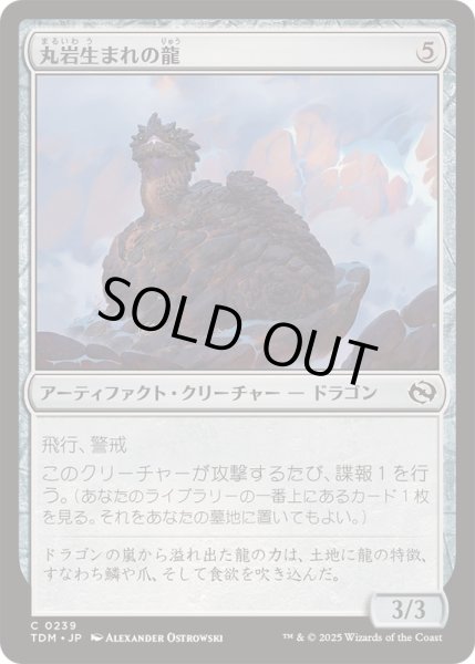 画像1: (FOIL)丸岩生まれの龍/Boulderborn Dragon《日本語》【TDM】 (1)