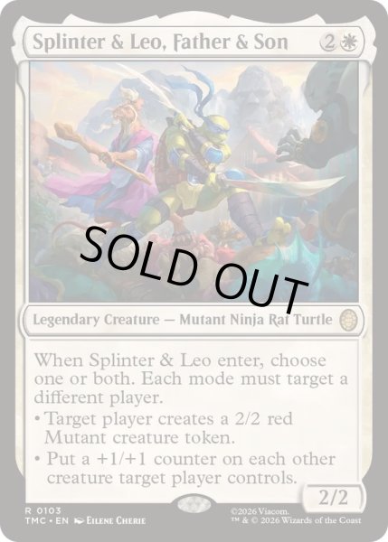 画像1: [EX+]Splinter & Leo, Father & Son《英語》【TMC】 (1)