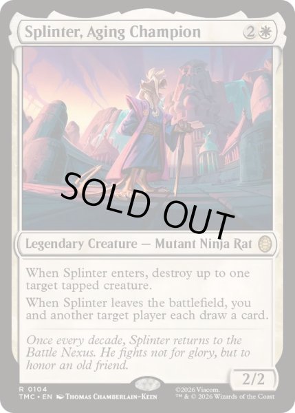 画像1: Splinter, Aging Champion《英語》【TMC】 (1)
