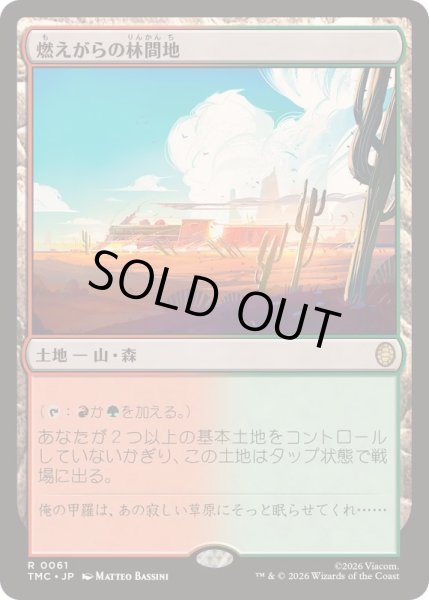 画像1: [EX+](サージFOIL)燃えがらの林間地/Cinder Glade《日本語》【TMC】 (1)