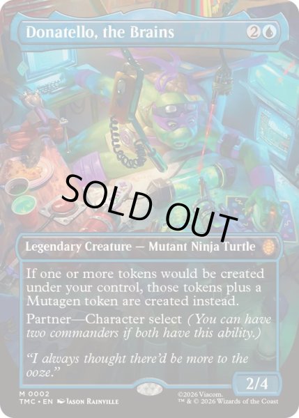 画像1: (フルアート)チームの頭脳、ドナテロ/Donatello, the Brains《英語》【TMC】 (1)