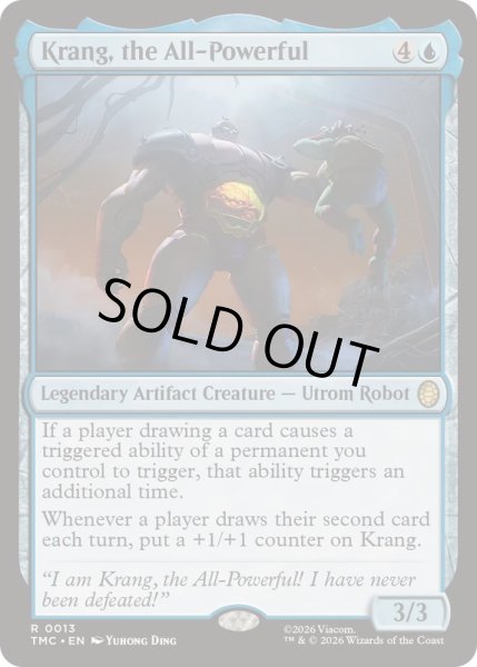 画像1: 無敵の存在、クランゲ/Krang, the All-Powerful《英語》【TMC】 (1)