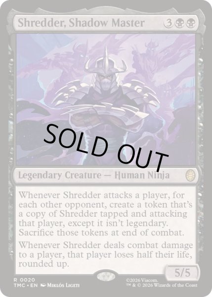 画像1: 影の達人、シュレッダー/Shredder, Shadow Master《英語》【TMC】 (1)