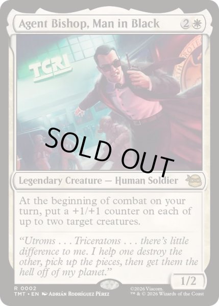 画像1: (FOIL)黒服の男、エージェント・ビショップ/Agent Bishop, Man in Black《英語》【TMT】 (1)