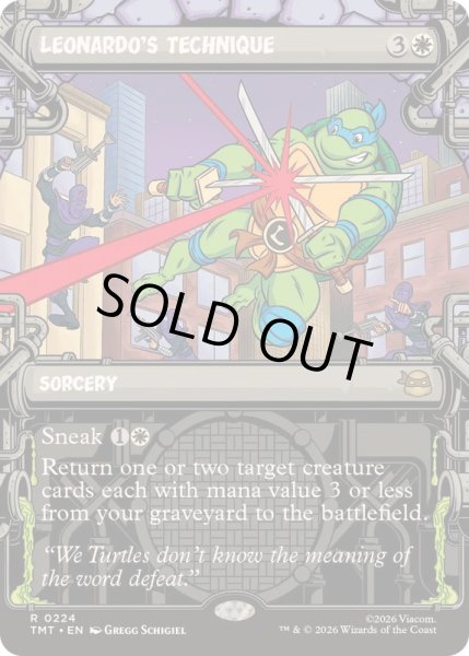 画像1: (FOIL)(ショーケース枠)レオナルドの奥義/Leonardo's Technique《英語》【TMT】 (1)