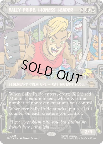 画像1: (FOIL)(ショーケース枠)ライオンクイーン、サリー・プライド/Sally Pride, Lioness Leader《英語》【TMT】 (1)