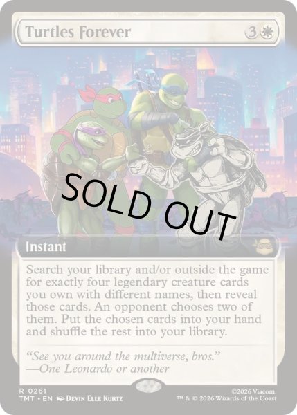 画像1: (フルアート)タートルズよいつまでも/Turtles Forever《英語》【TMT】 (1)