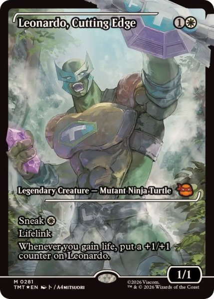 画像1: (FOIL)(ショーケース枠)鋭い切先、レオナルド/Leonardo, Cutting Edge《英語》【TMT】 (1)