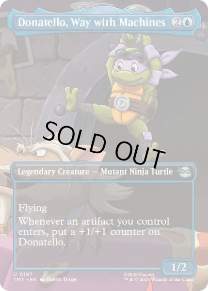 画像1: (フルアート)機械いじりの才能、ドナテロ/Donatello, Way with Machines《英語》【TMT】 (1)