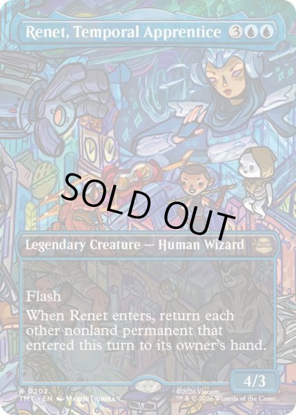 画像1: (フルアート)時空術師見習い、レネト/Renet, Temporal Apprentice《英語》【TMT】 (1)