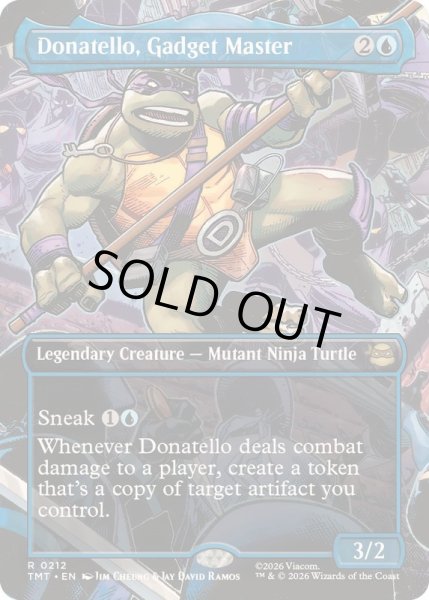 画像1: (フルアート)ガジェットマスター、ドナテロ/Donatello, Gadget Master《英語》【TMT】 (1)