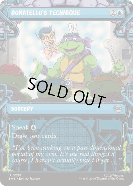 画像1: (ショーケース枠)ドナテロの奥義/Donatello's Technique《英語》【TMT】 (1)