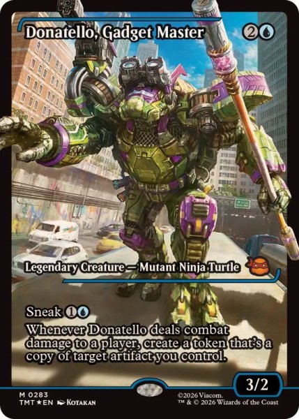 画像1: (FOIL)(ショーケース枠)ガジェットマスター、ドナテロ/Donatello, Gadget Master《英語》【TMT】 (1)