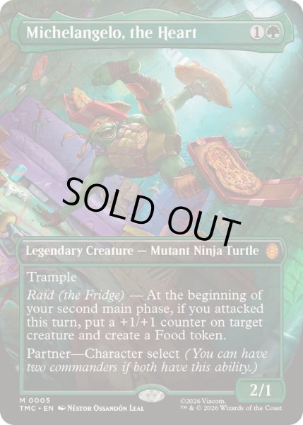 画像1: (フルアート)ムードメーカー、ミケランジェロ/Michelangelo, the Heart《英語》【TMC】 (1)