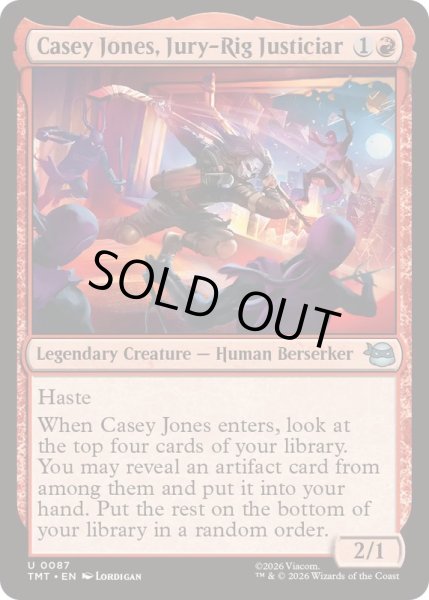 画像1: 即席ヒーロー、ケイシー・ジョーンズ/Casey Jones, Jury-Rig Justiciar《英語》【TMT】 (1)