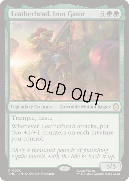 画像1: アイアンゲーター、レザーヘッド/Leatherhead, Iron Gator《英語》【TMC】 (1)