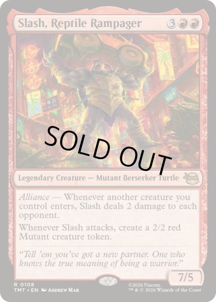画像1: 破天荒爬虫類、スラッシュ/Slash, Reptile Rampager《英語》【TMT】 (1)