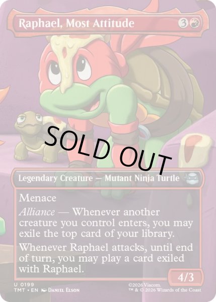 画像1: (フルアート)生意気番長、ラファエロ/Raphael, Most Attitude《英語》【TMT】 (1)