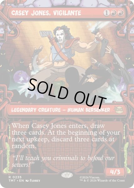 画像1: (ショーケース枠)(0235)ヴィジランテ、ケイシー・ジョーンズ/Casey Jones, Vigilante《英語》【TMT】 (1)