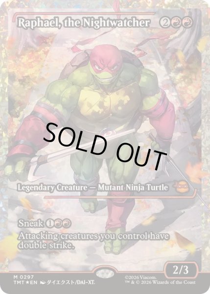 画像1: [EX+](フラクチャーFOIL)ナイトウォッチャー、ラファエロ/Raphael, the Nightwatcher《英語》【TMT】 (1)