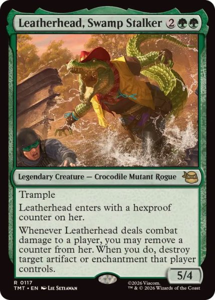 画像1: 沼地のハンター、レザーヘッド/Leatherhead, Swamp Stalker《英語》【TMT】 (1)