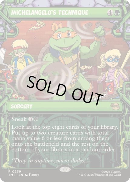 画像1: (ショーケース枠)ミケランジェロの奥義/Michelangelo's Technique《英語》【TMT】 (1)