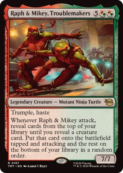 画像1: トラブルメーカー、ラフとマイキー/Raph & Mikey, Troublemakers《英語》【TMT】 (1)