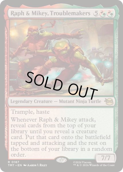 画像1: トラブルメーカー、ラフとマイキー/Raph & Mikey, Troublemakers《英語》【TMT】 (1)