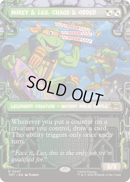 画像1: (ショーケース枠)混沌と秩序、マイキーとレオ/Mikey & Leo, Chaos & Order《英語》【TMT】 (1)