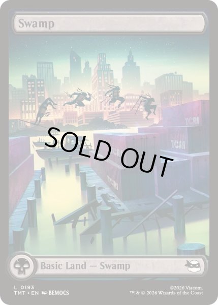 画像1: [EX+](フルアート)(0193)沼/Swamp《英語》【TMT】 (1)