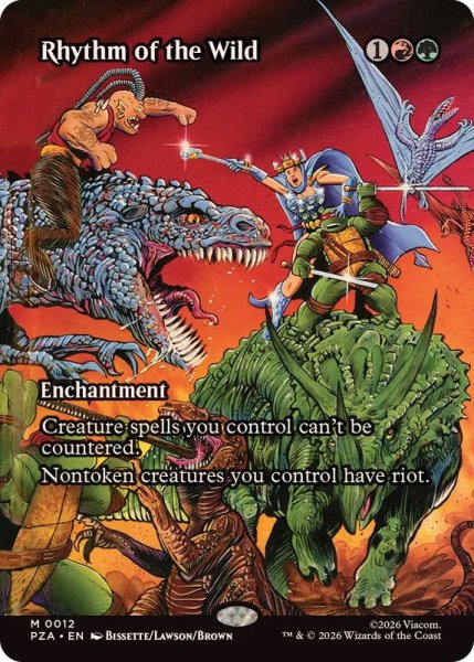 画像1: (FOIL)(フルアート)野生の律動/Rhythm of the Wild《英語》【PZA】 (1)